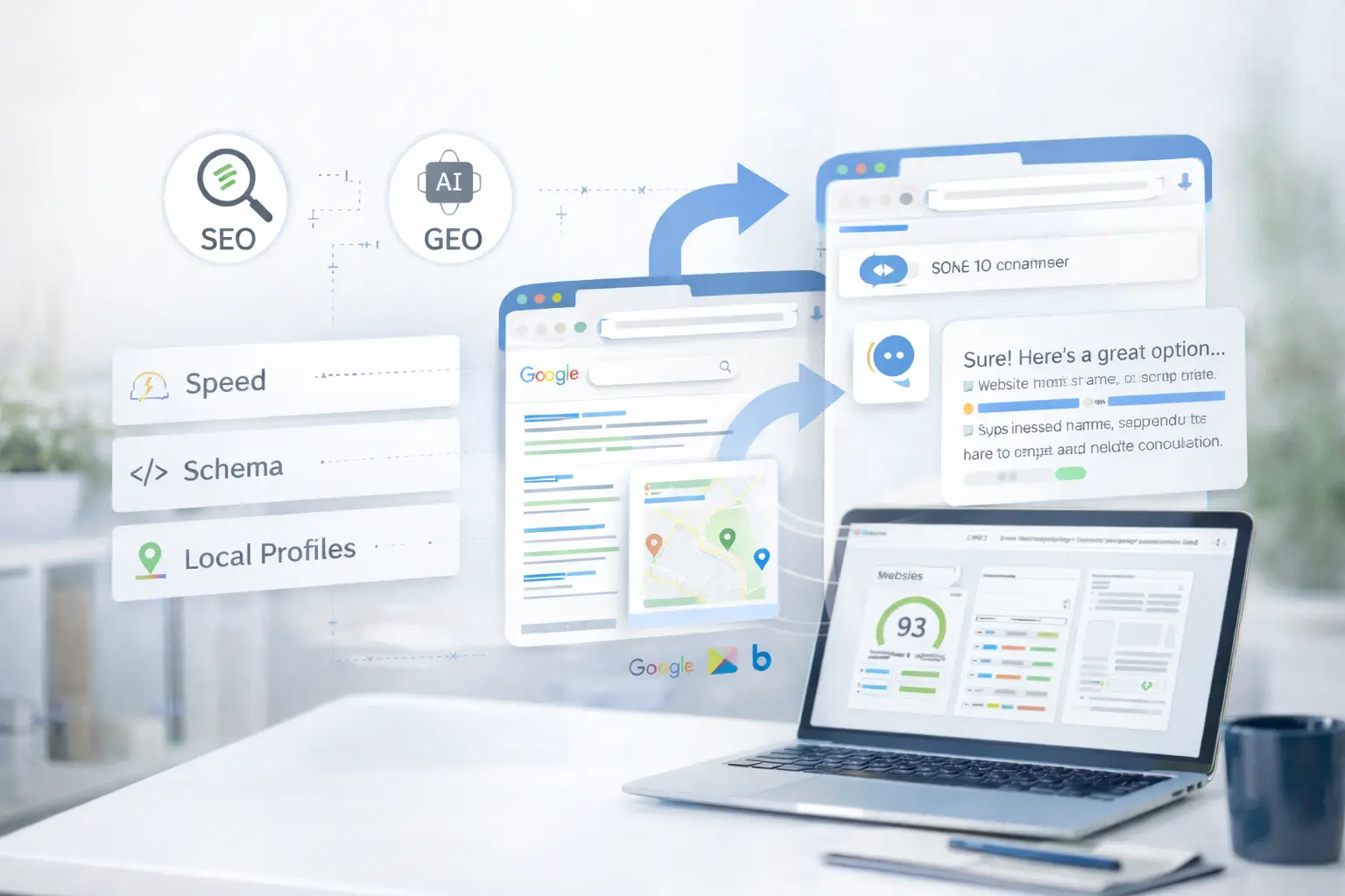 SEO and GEO visualization