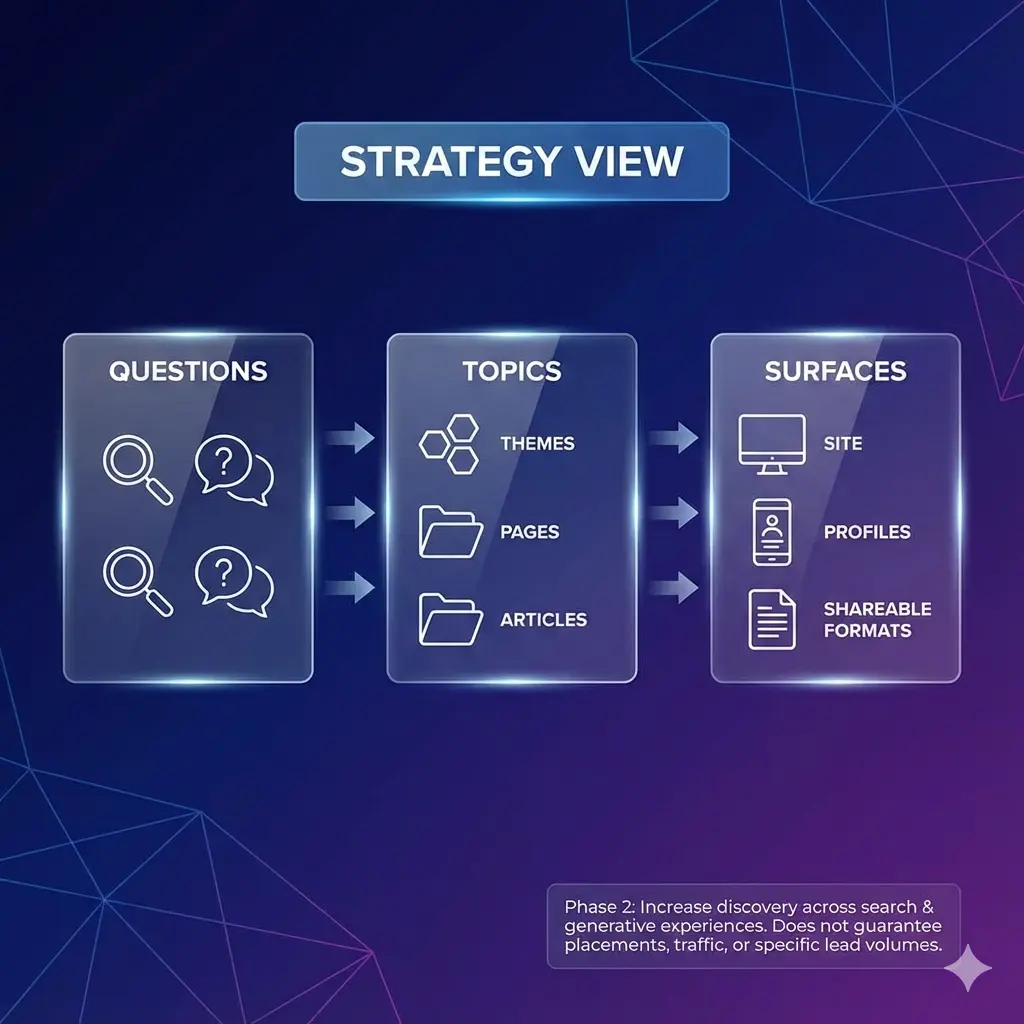 Be Found and Trusted - Phase 2 visualization